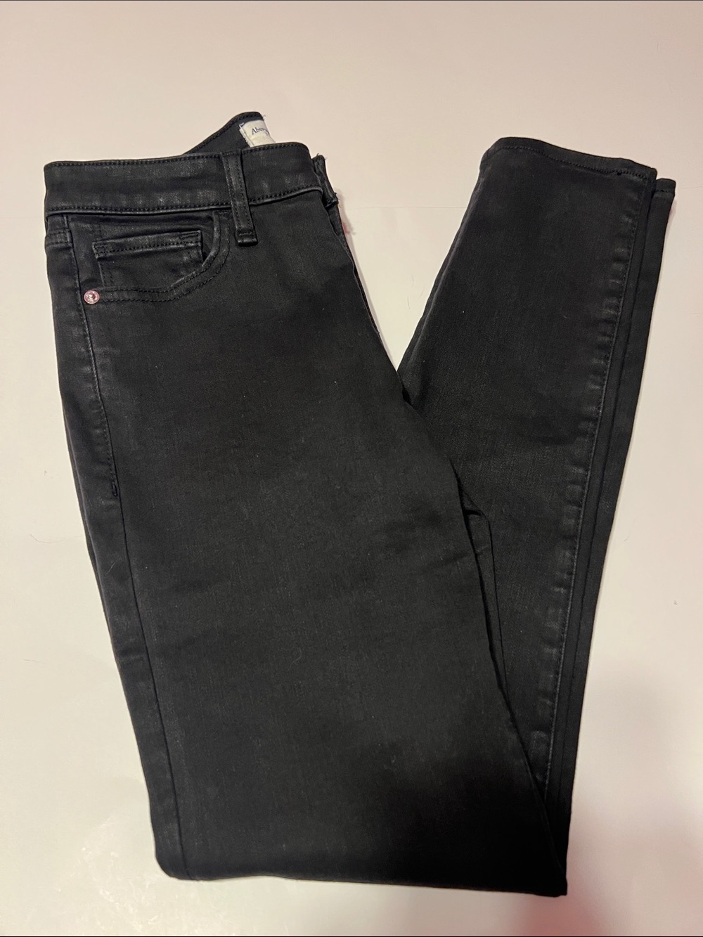 Abercrombie & Fitch Black Skinny Jeans Size 28